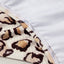 Khaki Leopard Print Notched Neck One Piece Swimsuit