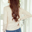 Apricot Chest Pockets Button up Knitted Cardigan
